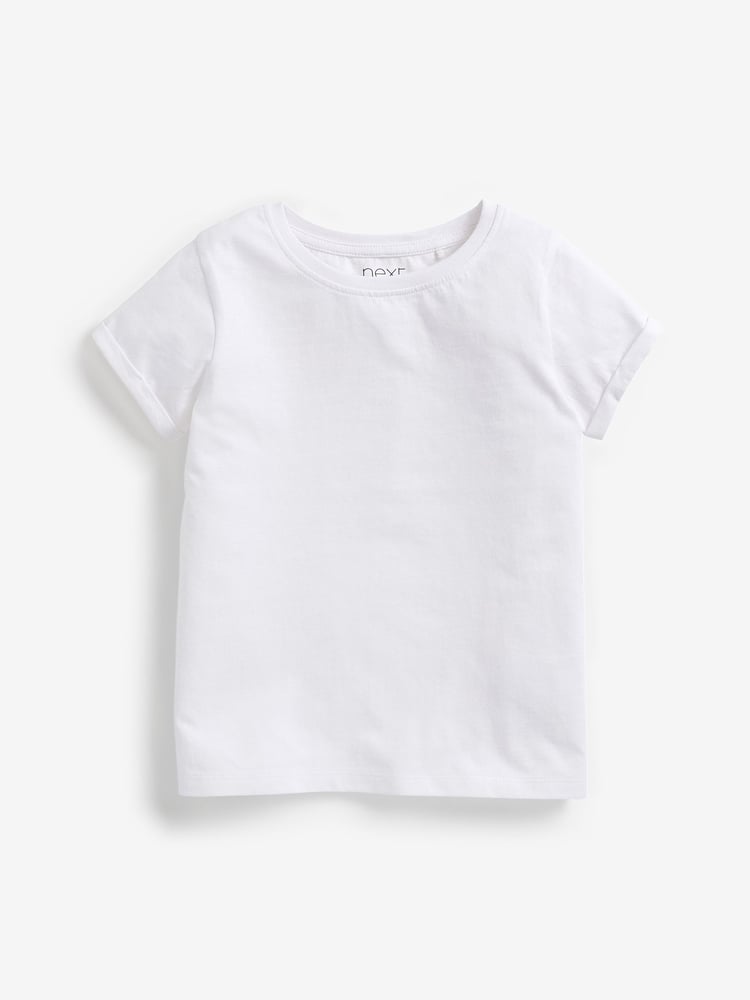 White 3 Pack T-Shirts (3-16yrs) - Image 2 of 4