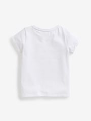 White 3 Pack T-Shirts (3-16yrs) - Image 3 of 4
