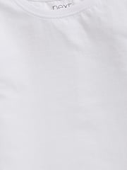 White 3 Pack T-Shirts (3-16yrs) - Image 4 of 4