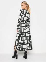 PixieGirl Petite White Maxi Flare Sleeve Dress - Image 3 of 5