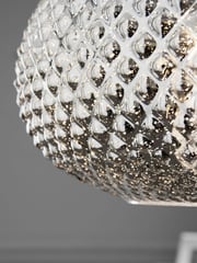 Chrome Glamour Easy Fit Pendant Lamp Shade - Image 3 of 7