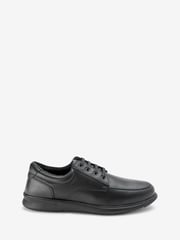 Black Apron Lace-Up Derby Shoes - Image 1 of 6