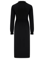Pour Moi Black Bridget Slinky Jersey Long Sleeve Midi Dress - Image 4 of 4