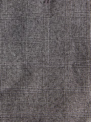 Grey Textured Slim Fit Check Smart Trousers - Image 8 of 8
