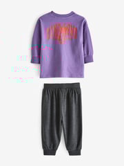 Multi Bright Varsity 3 Pack Oversized Pyjamas (9mths-10yrs) - Image 8 of 11