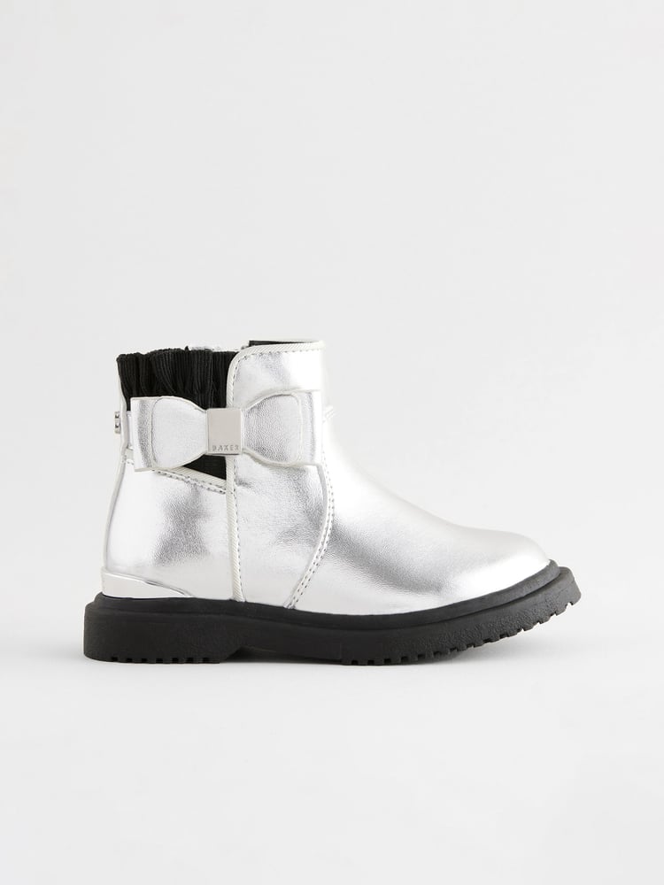Baker by Ted Baker Girls Chelsea Boots with Bow - Image 2 of 9
