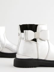 Baker by Ted Baker Girls Chelsea Boots with Bow - Image 8 of 9