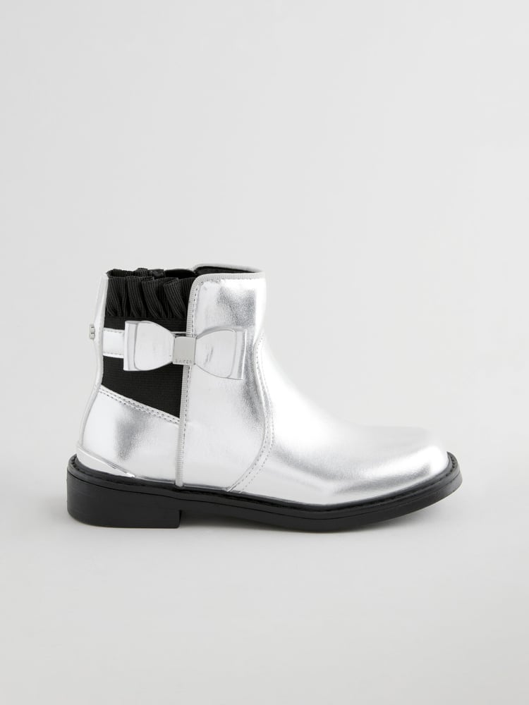 Baker by Ted Baker Girls Chelsea Boots With Bow - Image 2 of 6