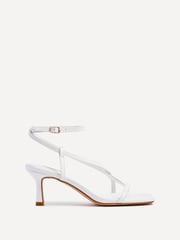 Linzi White Roxanne Strappy Square Toe Heels - Image 2 of 5