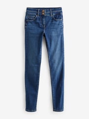 Mid Blue Wash Lift Slim And Shape Skinny Jeans - Image 5 of 6