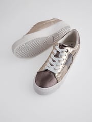 Metallic Forever Comfort® Patent Chunky Star Lace-Up Trainers - Image 3 of 6
