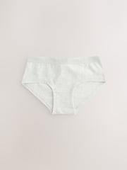 White/Charcoal Grey/Oatmeal Hipster Briefs 5 Pack (2-16yrs) - Image 5 of 8