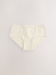 White/Charcoal Grey/Oatmeal Hipster Briefs 5 Pack (2-16yrs) - Image 6 of 8