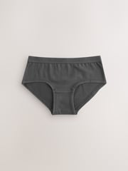 White/Charcoal Grey/Oatmeal Hipster Briefs 5 Pack (2-16yrs) - Image 7 of 8