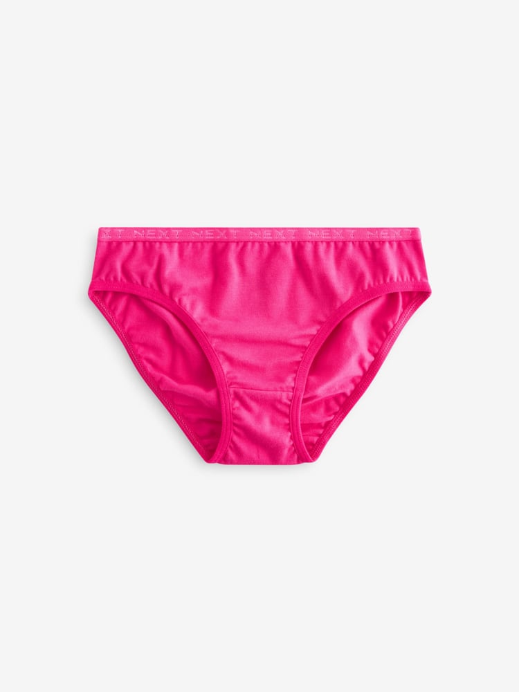 Bright Pink Bikini Briefs 7 Pack (5-16yrs) - Image 2 of 9