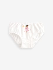 Pink Fairy Print Briefs 7 Pack (1.5-16yrs) - Image 9 of 11