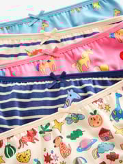 Pink/Blue Unicorn Character Briefs 7 Pack (1.5-12yrs) - Image 10 of 10