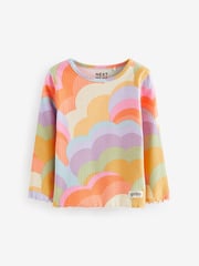 Orange Ribbed Long Sleeve Tops 5 Pack (3mths-7yrs) - Image 3 of 8