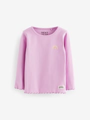 Orange Ribbed Long Sleeve Tops 5 Pack (3mths-7yrs) - Image 4 of 8