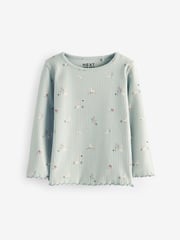 Yellow Long Sleeve Tops 3 Pack (3mths-7yrs) - Image 3 of 6