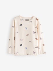 Yellow Long Sleeve Tops 3 Pack (3mths-7yrs) - Image 4 of 6