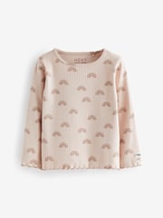 Neutral Long Sleeve Tops 3 Pack (3mths-7yrs) - Image 2 of 6