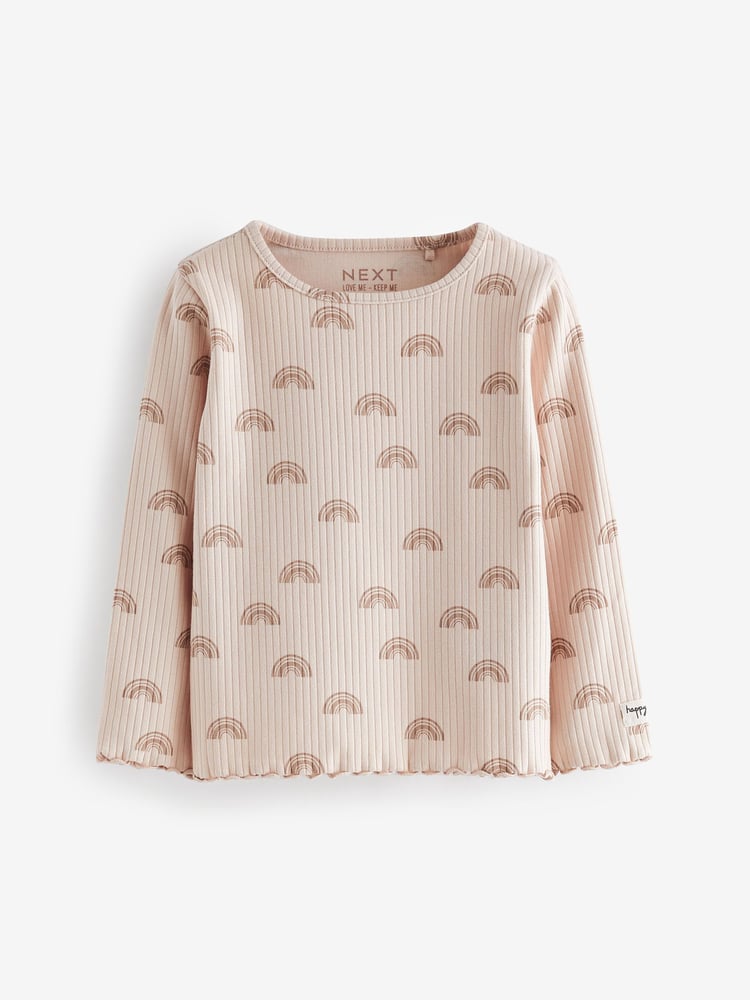 Neutral Long Sleeve Tops 3 Pack (3mths-7yrs) - Image 2 of 6