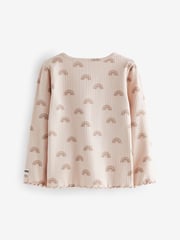 Neutral Long Sleeve Tops 3 Pack (3mths-7yrs) - Image 5 of 6