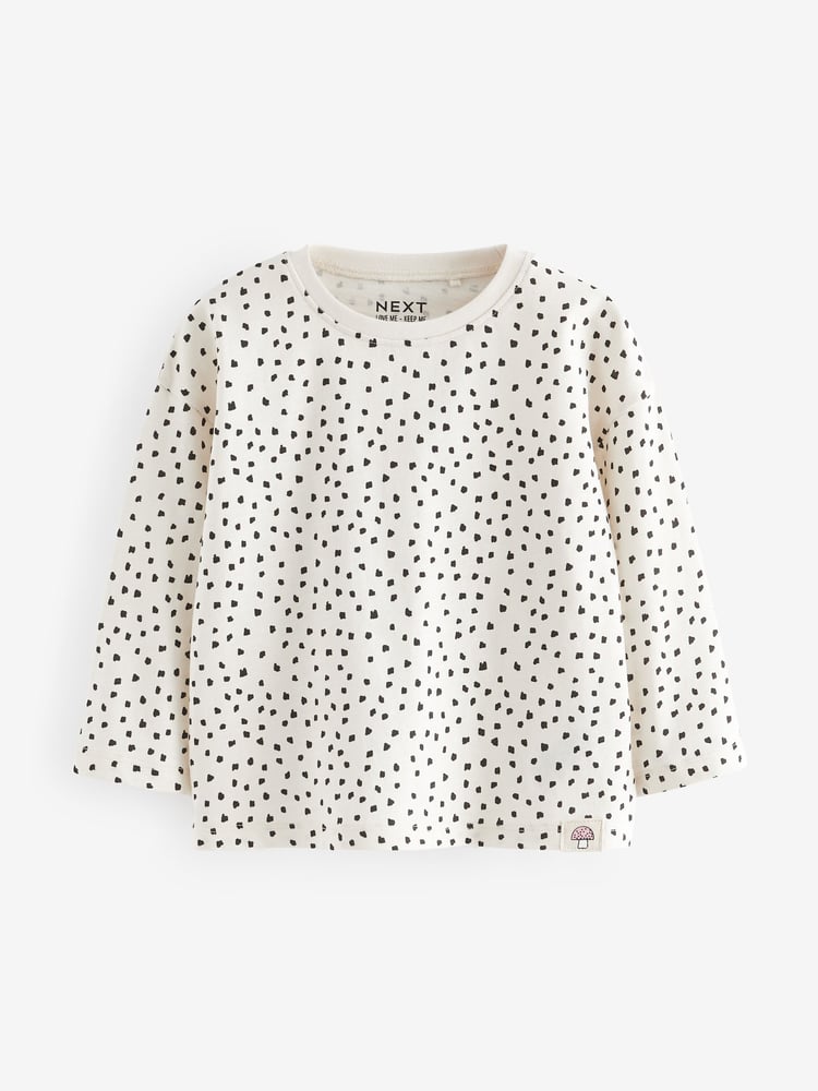 Blue 100% Cotton Long Sleeve T-Shirts 4 Pack (3mths-7yrs) - Image 2 of 7