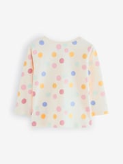 Bright Green 100% Cotton Long Sleeve T-Shirts 4 Pack (3mths-7yrs) - Image 3 of 7