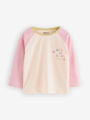 Bright Green 100% Cotton Long Sleeve T-Shirts 4 Pack (3mths-7yrs) - Image 4 of 7