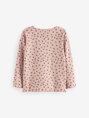 Neutral 100% Cotton Long Sleeve T-Shirts 4 Pack (3mths-7yrs) - Image 3 of 7