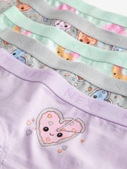Purple/Aqua Donut Pizza Hipsters 5 Pack (2-16yrs) - Image 8 of 8