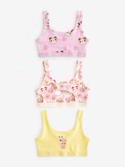 Pink Panda Crop Tops 3 Pack (5-16yrs) - Image 1 of 2