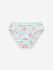 Purple/Aqua Character Bikini Briefs 5 Pack (5-16yrs) - Image 3 of 8
