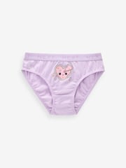Purple/Aqua Character Bikini Briefs 5 Pack (5-16yrs) - Image 4 of 8