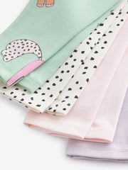Blue Printed Leggings 4 Pack (3mths-7yrs) - Image 7 of 7