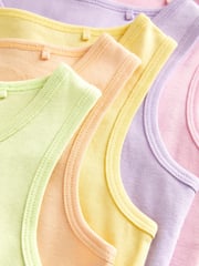 Multi Pastel Vests 5 Pack (1.5-16yrs) - Image 9 of 9