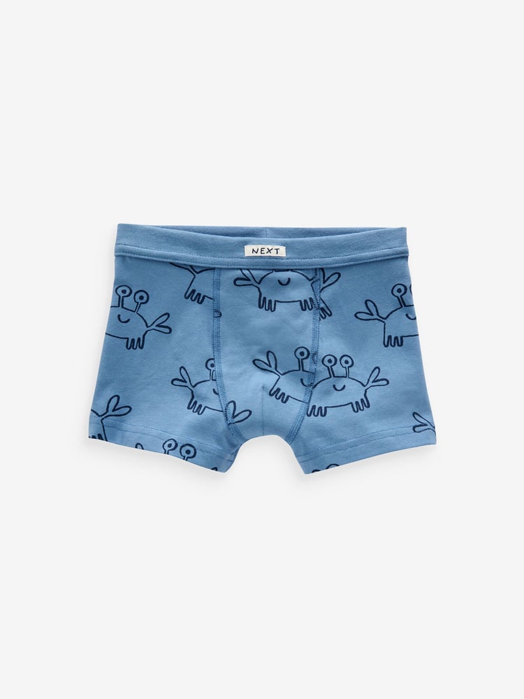 Seaside Print Soft Waistband Trunks 5 Pack (1.5-12yrs) - Image 2 of 8