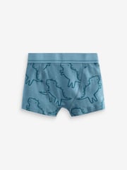 Linear Dino Print Trunks 5 Pack (1.5-16yrs) - Image 7 of 9