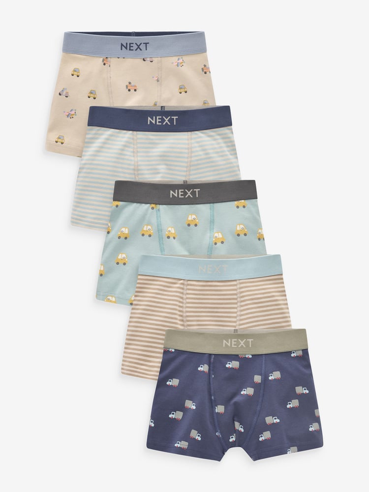 Neutral Transport Trunks 5 Pack (1.5-16yrs) - Image 1 of 8