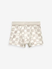 Neutral Check Smile Trunks 5 Pack (3-16yrs) - Image 5 of 8