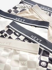 Neutral Check Smile Trunks 5 Pack (3-16yrs) - Image 8 of 8