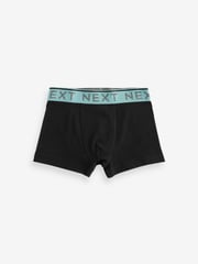 Black Mineral Waistband Trunks 10 Pack (1.5-16yrs) - Image 5 of 12