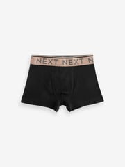 Black Mineral Waistband Trunks 10 Pack (1.5-16yrs) - Image 6 of 12