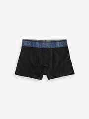 Black Mineral Waistband Trunks 10 Pack (1.5-16yrs) - Image 7 of 12