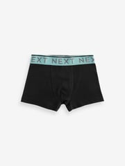 Black Mineral Waistband Trunks 10 Pack (1.5-16yrs) - Image 9 of 12
