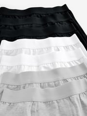 Black/White/Grey Trunks 7 Pack (2-16yrs) - Image 6 of 6