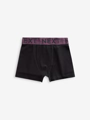 Black Autumn Waistbands Trunks 5 Pack (2-16yrs) - Image 4 of 8