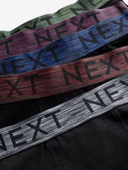 Black Autumn Waistbands Trunks 5 Pack (2-16yrs) - Image 8 of 8